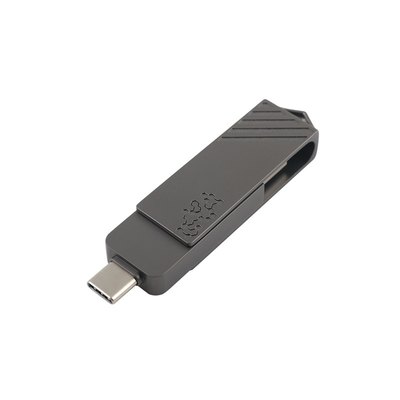 Disque flash USB de type métal C en forme de torsion à vitesse rapide peut être utilisé par téléphone directement