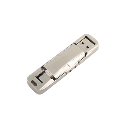 Disques flash USB 3.0 et de type C avec un flash métallique et un logo personnalisé