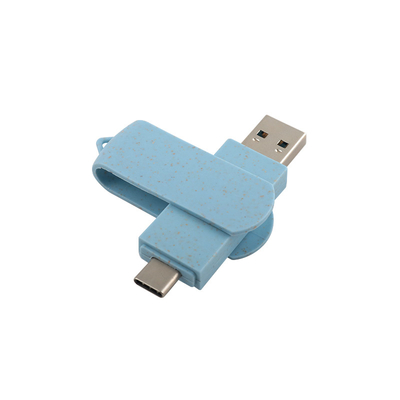 Matériaux recyclables Disque flash USB avec disque U de type C pour le stockage de données