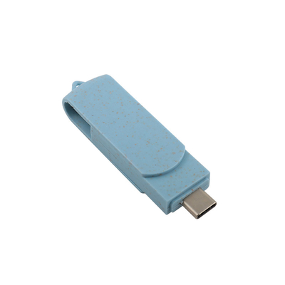 Matériaux recyclables Disque flash USB avec disque U de type C pour le stockage de données