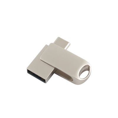 Disque flash USB métallique compatible Windows avec transfert rapide de données et pleine mémoire