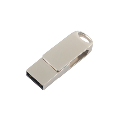 Disque flash USB métallique compatible Windows avec transfert rapide de données et pleine mémoire