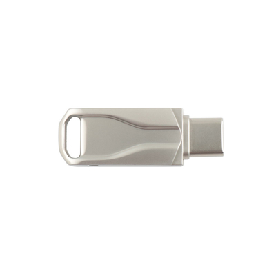USB 2.0 et lecteur flash métallique de type C Impression ou logo laser pour unir et sécuriser les données
