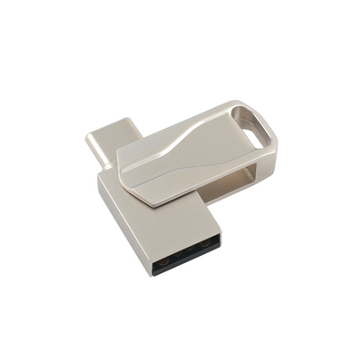 USB 2.0 et lecteur flash métallique de type C Impression ou logo laser pour unir et sécuriser les données