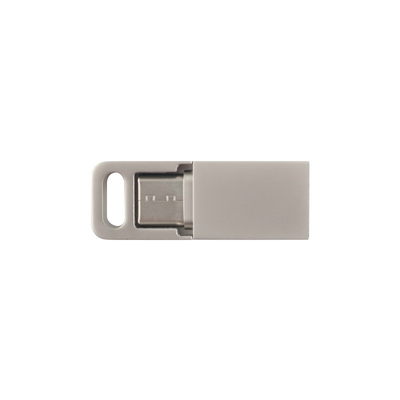 USB métallique 3.0 et lecteur flash de type C avec type C peut laser logo un visage faire promesse