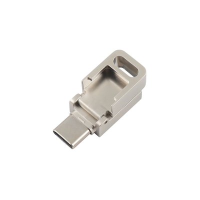 USB métallique 3.0 et lecteur flash de type C avec type C peut laser logo un visage faire promesse