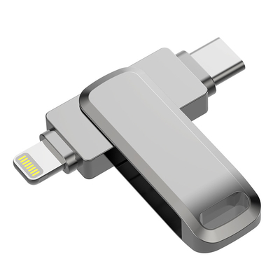 Disques flash USB OTG étanches pour l'interface USB3.0 et USB 2.0 et le support de type C