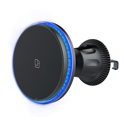 Matériau de silicone ABS Chargeur magnétique de ventilation de voiture Solution de conduite rapide et stable