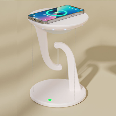 Chargeur sans fil léger avec fonction de lumière et de stockage de conception pliable