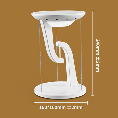 Chargeur sans fil léger avec fonction de lumière et de stockage de conception pliable
