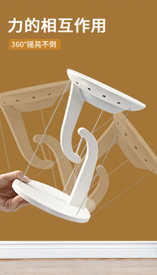Chargeur sans fil léger avec fonction de lumière et de stockage de conception pliable