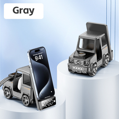Chargeur sans fil de couleur grise en forme de voiture cool Charge rapide pour iPhone Airpods IWatch