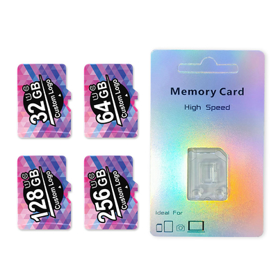Carte mémoire 256GB C10 U1 et U3 Avec 3,0 20mbs vitesse d'écriture Pour la caméra et la caméra de surveillance