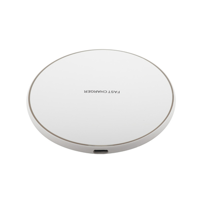 Chargeur sans fil multifonctionnel avec imprimé de logo ABS/station de charge universelle en métal 100-205KHZ