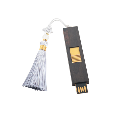 98 Système Disque flash USB en bois avec mémoire de matériau en bois de boîte 512 Go Support d'impression ou de gravure rectangulaire OEM