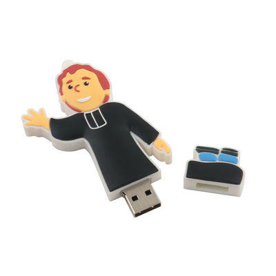 Ronde personnalisée personnalisée clés USB en vrac avec 10 ans de conservation des données Solution de sécurité des données
