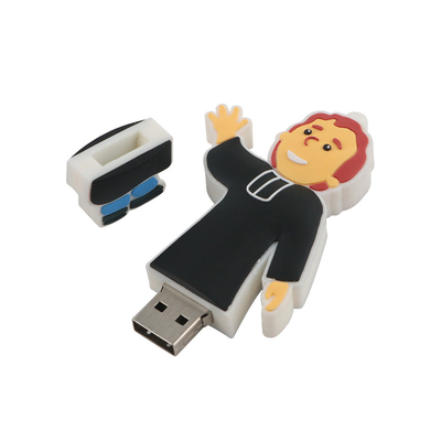 Ronde personnalisée personnalisée clés USB en vrac avec 10 ans de conservation des données Solution de sécurité des données