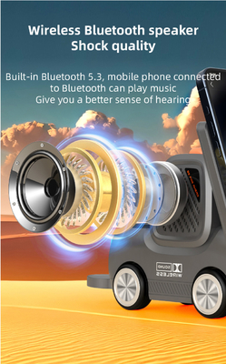 Chargeur sans fil multifonctionnel à charge rapide de 15 W pour téléphone Fidget Spinner Light et entrée 5V/2.1A
