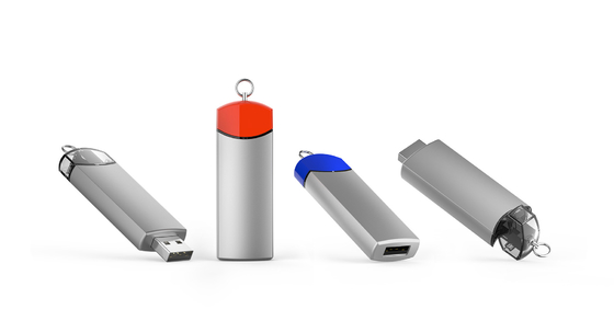 Personnalisable 8-15MB/s Ecrire le lecteur flash USB métallique avec le logo Speed Dome