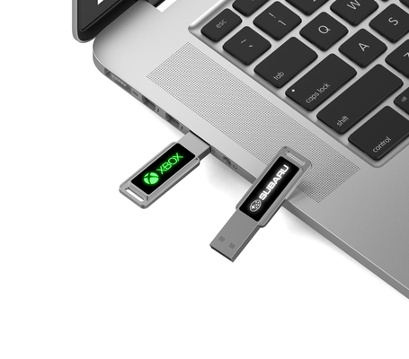 Clé USB Flash Drive Haute Vitesse Cristal Avec Lumière LED Brillant