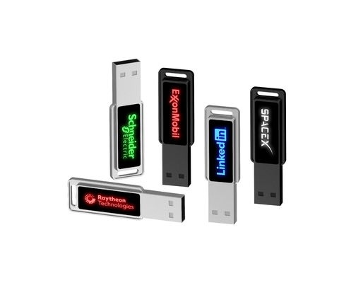 Clé USB Flash Drive Haute Vitesse Cristal Avec Lumière LED Brillant