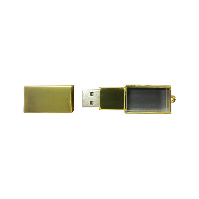 Une lumière LED de cristal élégant avec un corps en métal et une vitesse de lecture USB 2.0 de 8 à 15 Mo/s