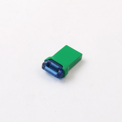 Clé USB Flash Métal Mini USB 3.0 de couleur verte, rectangulaire, avec puce flash de classe A
