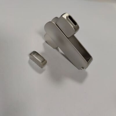 Corps Silver Matt USB A et Type c avec la mémoire rapide et peut personnaliser le logo