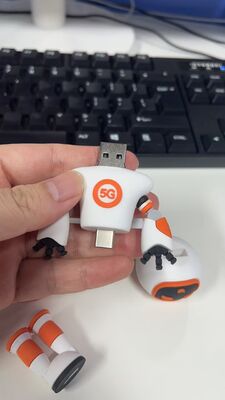Clé USB 2.0 et 3.0 d'instantané d'Usb de PVC de personnage de dessin animé mignon de