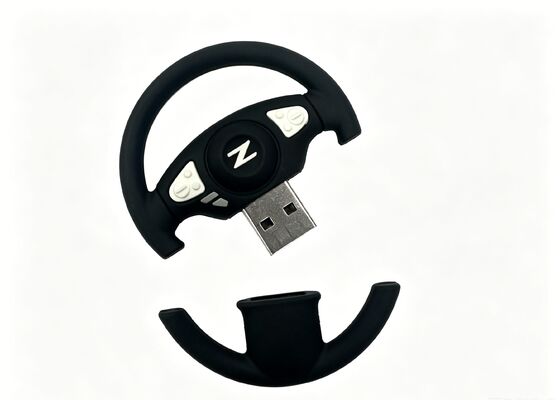 Moule ouvert par clés USB personnalisées par mémoire USB en forme de volant de voiture