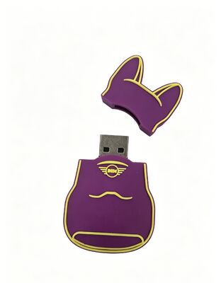 MINI Logo ouvre le moule par USB avec des logos personnalisés fabriqués ensemble par un moule en PVC permettant des processus de production transparents