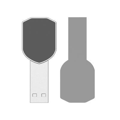 Avec le logo laser à couleurs LED sur le disque USB Face Disque USB avec fonctionnalité de téléchargement de données personnalisé pour les cadeaux d'entreprise