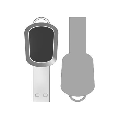 USB 2.0 et USB 3.0 Crystal USB Stick Matériau métallique de support de téléchargement de données adapté au transfert et au stockage de données volumineuses