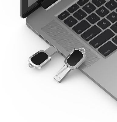 USB 2.0 et USB 3.0 Crystal USB Stick Matériau métallique de support de téléchargement de données adapté au transfert et au stockage de données volumineuses