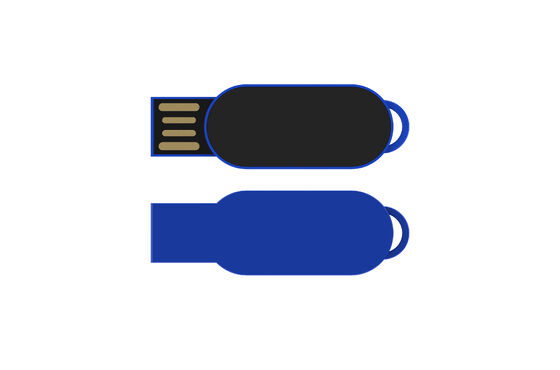 USB 2.0 et USB 3.0 Crystal USB Stick entièrement supporté et Flash téléchargement de données adapté pour les applications professionnelles
