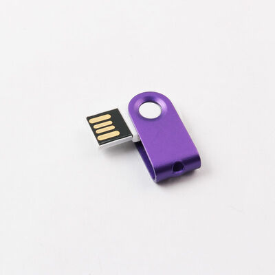 Clé USB en métal, 4 go, 8 go, 16 go, 32 go, 64 go, boîtier méta, rotation à 360 degrés