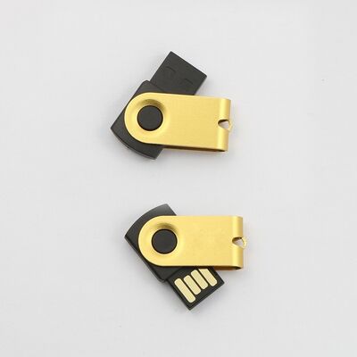 Clé USB en métal, 4 go, 8 go, 16 go, 32 go, 64 go, boîtier méta, rotation à 360 degrés