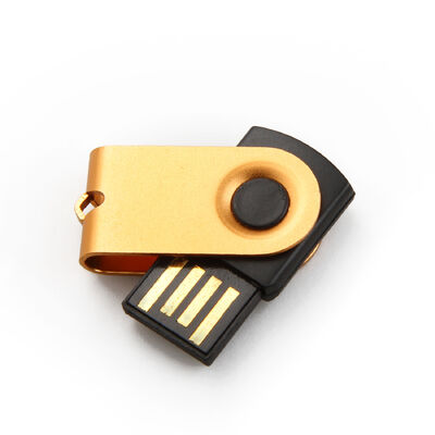 Clé USB en métal, 4 go, 8 go, 16 go, 32 go, 64 go, boîtier méta, rotation à 360 degrés