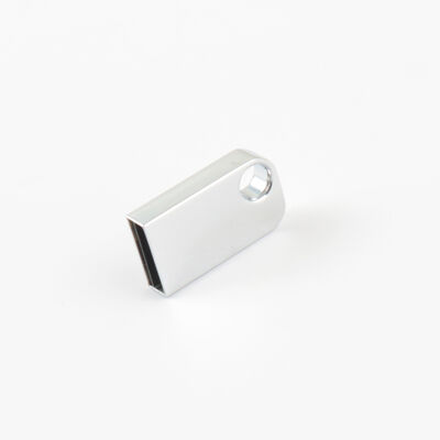 Mini clé USB avec trou, peut mettre un porte-clés, clé USB en métal, peut personnaliser le Logo Laser