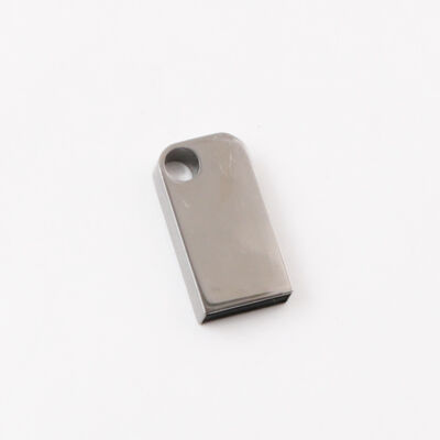 Mini clé USB avec trou, peut mettre un porte-clés, clé USB en métal, peut personnaliser le Logo Laser