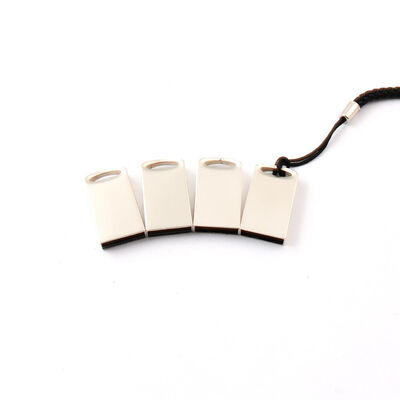 Usb en métal avec le logo de laser de lecteur flash d'Usb en métal de porte-clés suivent la conception adaptée aux besoins du client