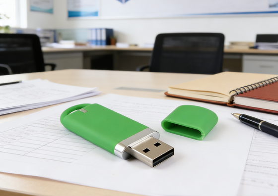 Avec fait par bâton de CMYK Logo Fast Speed Plastic USB/sans corps en caoutchouc d'huile