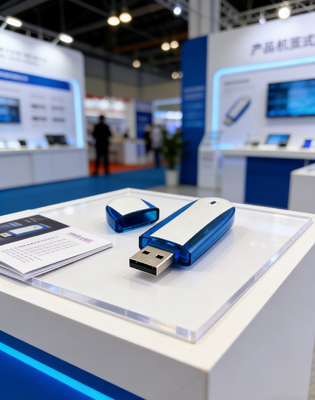 Commande 2,0/3,0 instantanée en aluminium de PCBA en plastique USB transparente à l'intérieur du corps