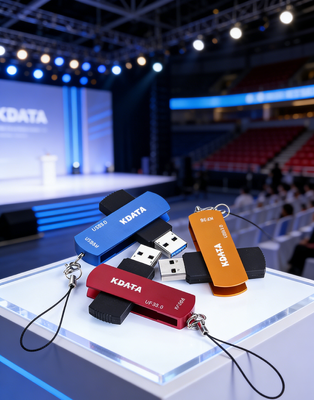 Clé USB torsadée Flexible 3.0 2.0, 128 go, 256 go, couleur Pantone, Logo imprimé, peut mettre un porte-clés