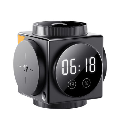 Chargeur sans fil en forme de robot Vitesse rapide Pour le téléphone Chargeur avec une horloge bras robotique Chargeur sans fil extensible Très cool