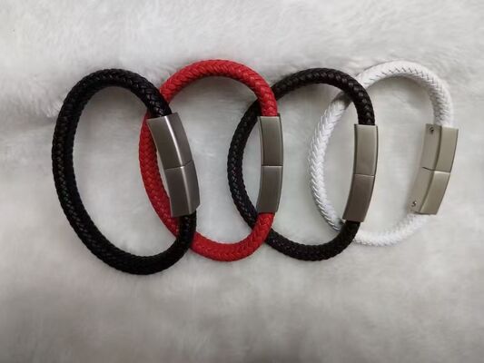 Ceinture tissée avec USB Flash Drive Ceinture tissée partie peut faire n'importe quelle couleur personnalisée Partie métallique peut laser ou imprimer logo personnalisé