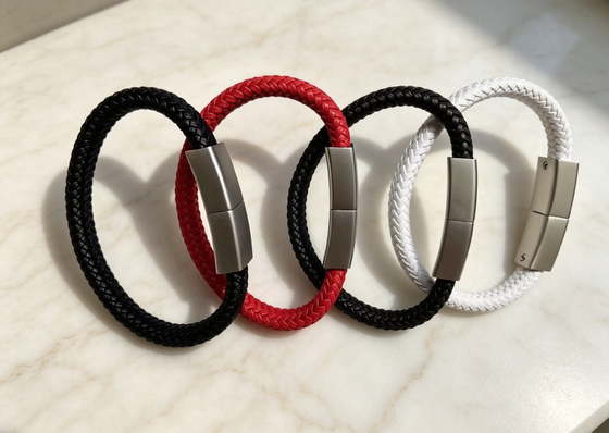 Ceinture tissée avec USB Flash Drive Ceinture tissée partie peut faire n'importe quelle couleur personnalisée Partie métallique peut laser ou imprimer logo personnalisé
