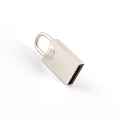 Support Flash USB en métal avec Logo imprimé, 100 pour cent de puces, Test réussi H2, Mini Usb élégant, facile d'accès