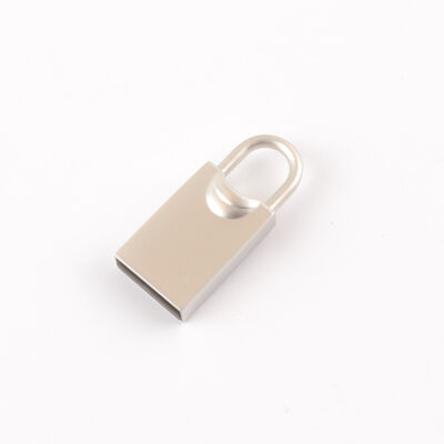 Support Flash USB en métal avec Logo imprimé, 100 pour cent de puces, Test réussi H2, Mini Usb élégant, facile d'accès