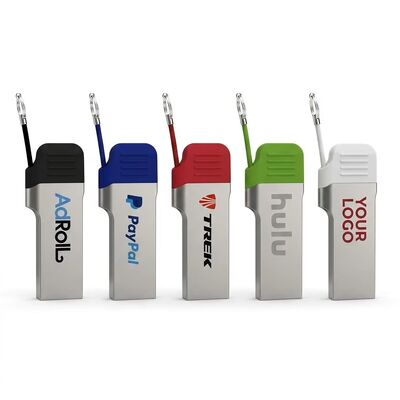Clé USB de Type C avec USB A avec petite chaîne, couvercle métallique, peut laser et imprimer le logo, vitesse rapide, USB 3.2 et USB 3.1